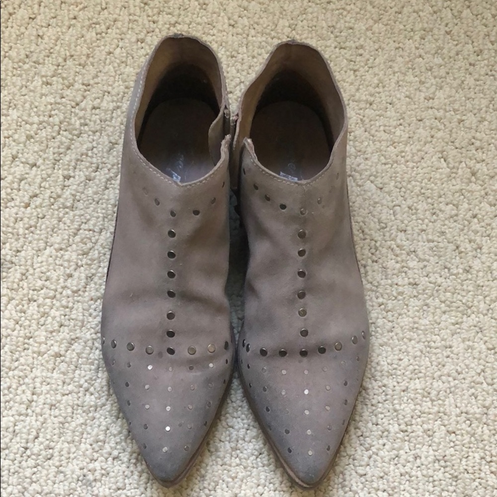 Free People Aquarian distressed suede booties